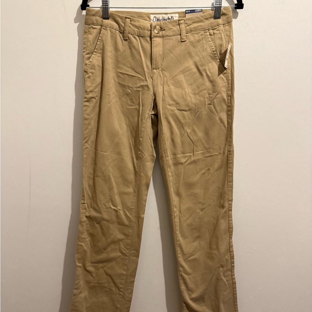 🩷‼️LAST CHANCE‼️ Aeropostale Women's Tan Boot Cut Pants